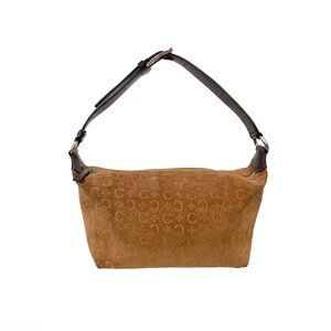 Celine Suede Shoulder Bag